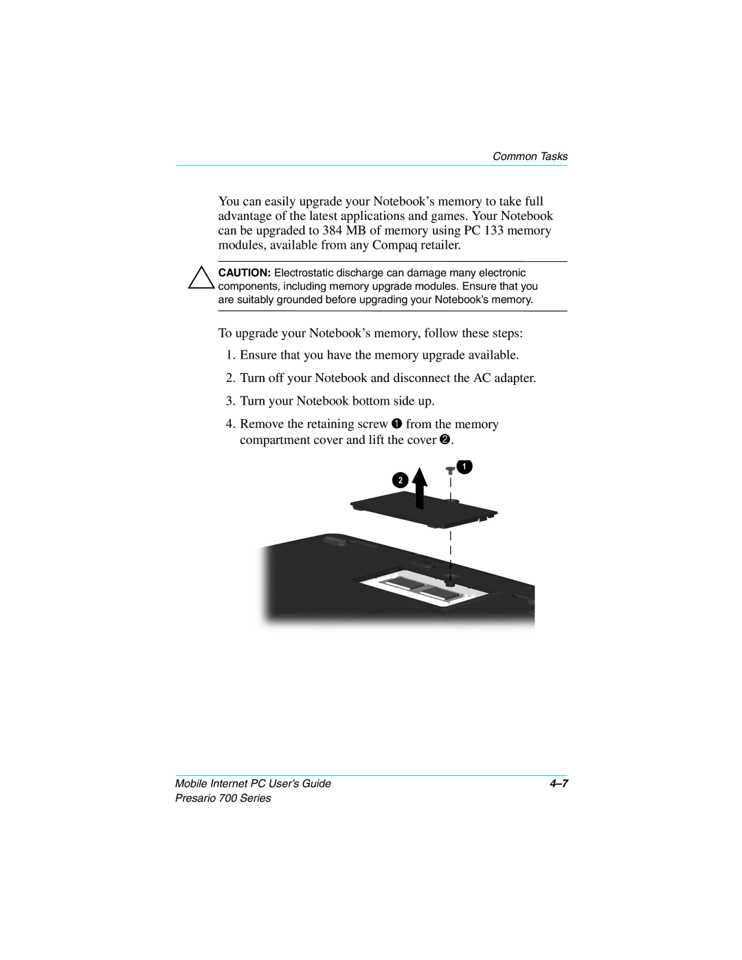 Compaq 700 Series manual Cad goes here 