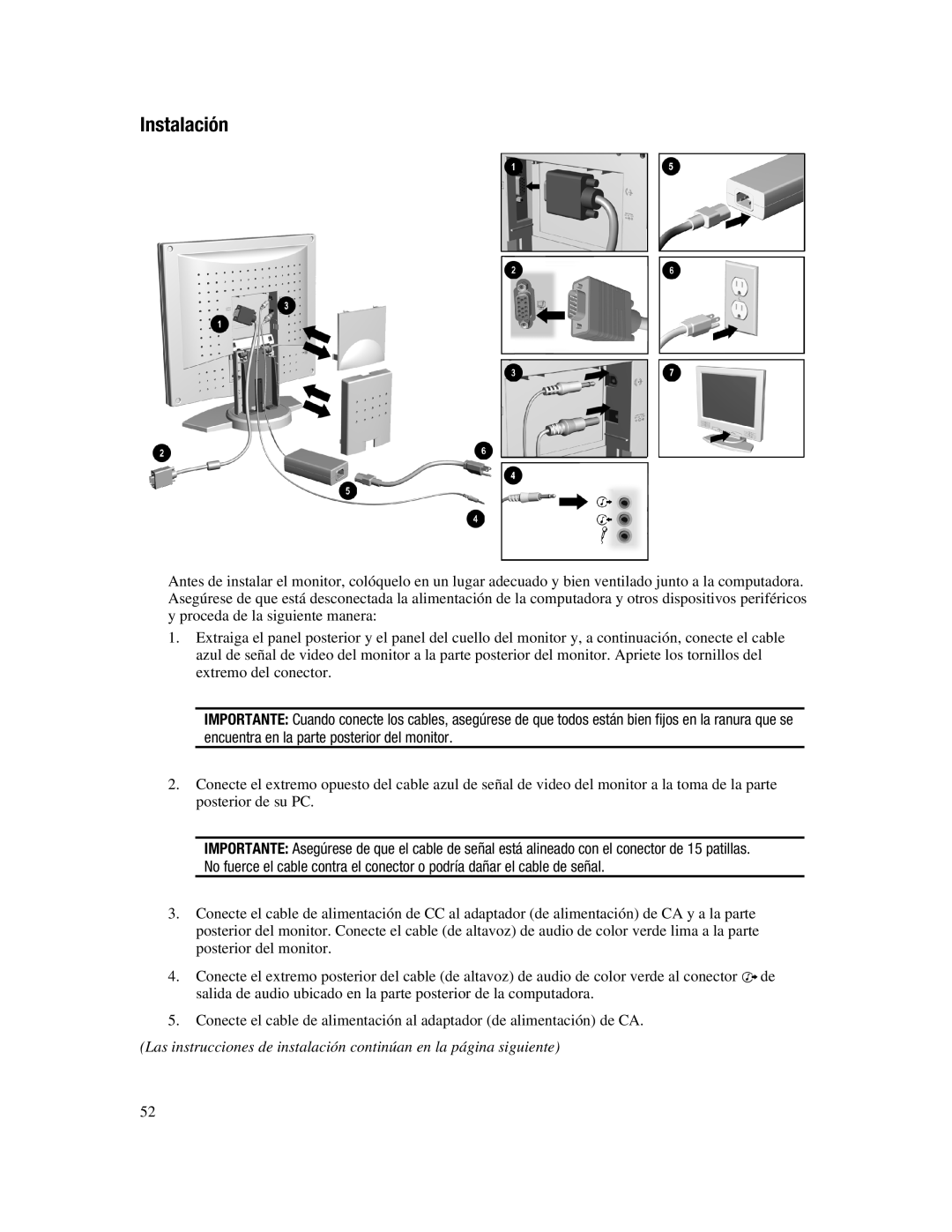 Compaq 745A manual Instalación 