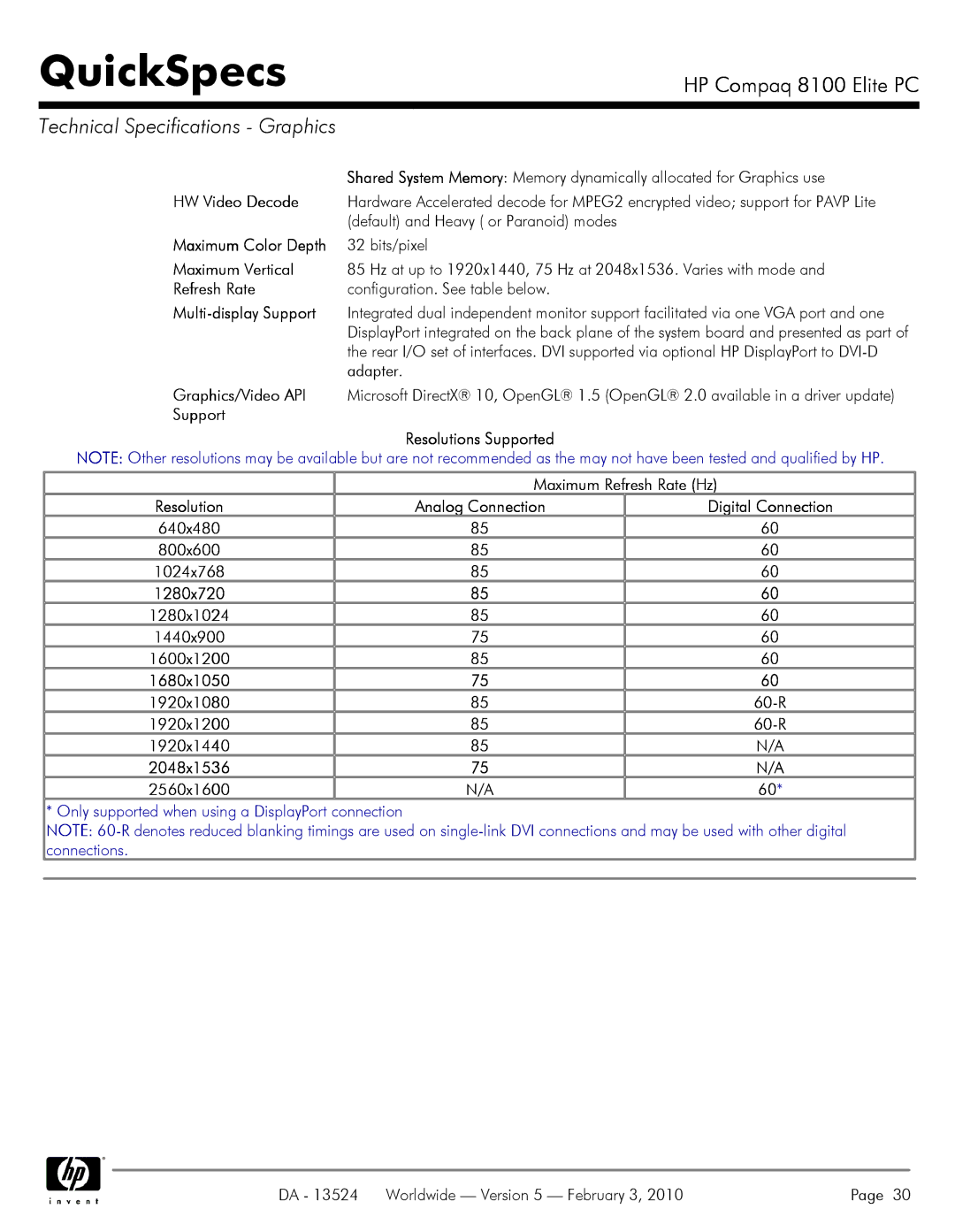 Compaq 8100 manual HW Video Decode, Default and Heavy or Paranoid modes, Adapter 