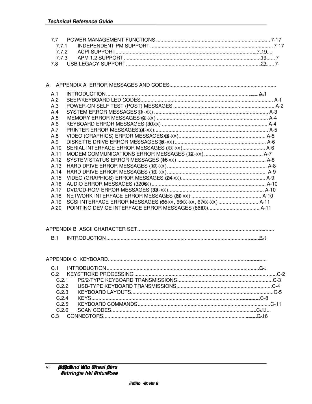 Compaq 850 manual Appendix B Ascii Character SET 