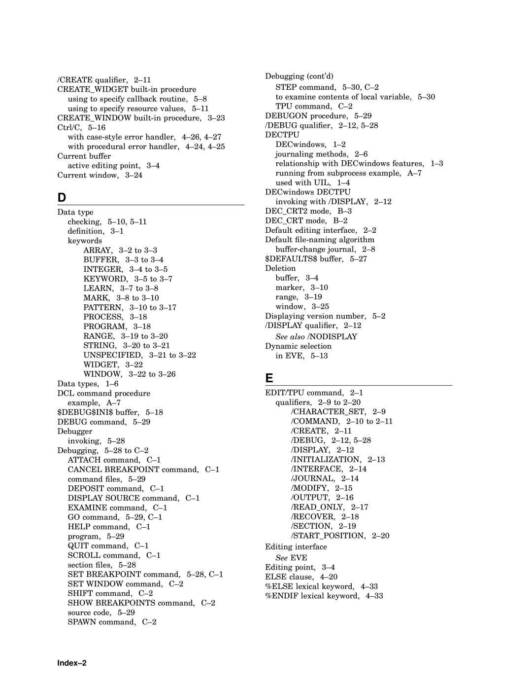 Compaq AA-PWCBD-TE manual Index-2 