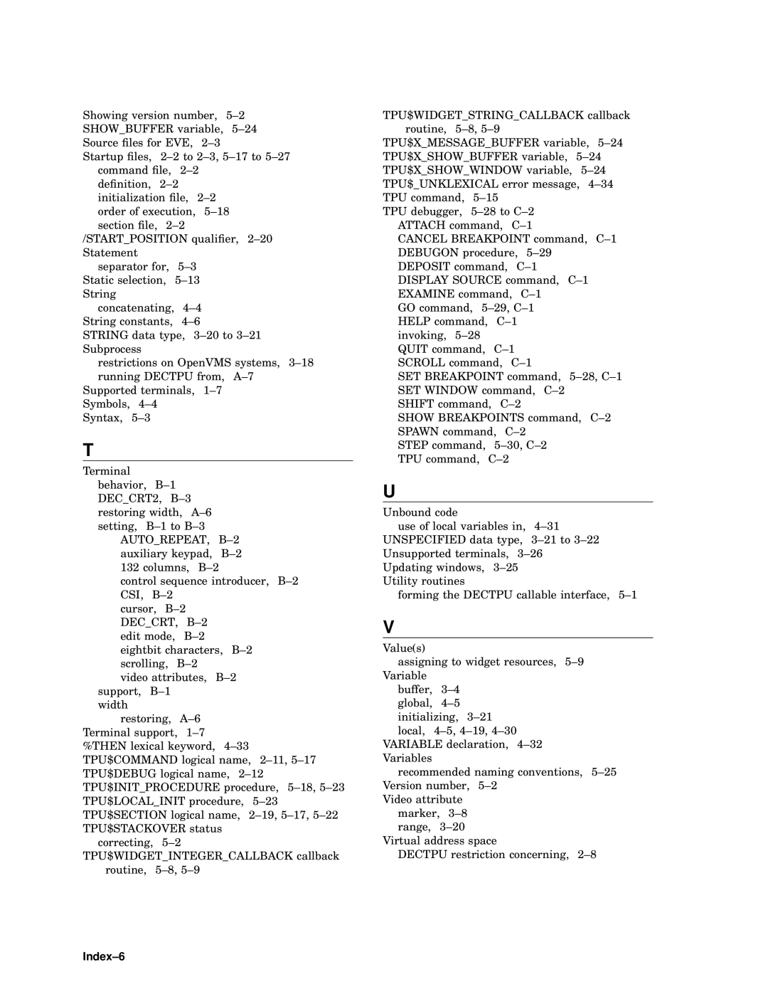 Compaq AA-PWCBD-TE manual Index-6 