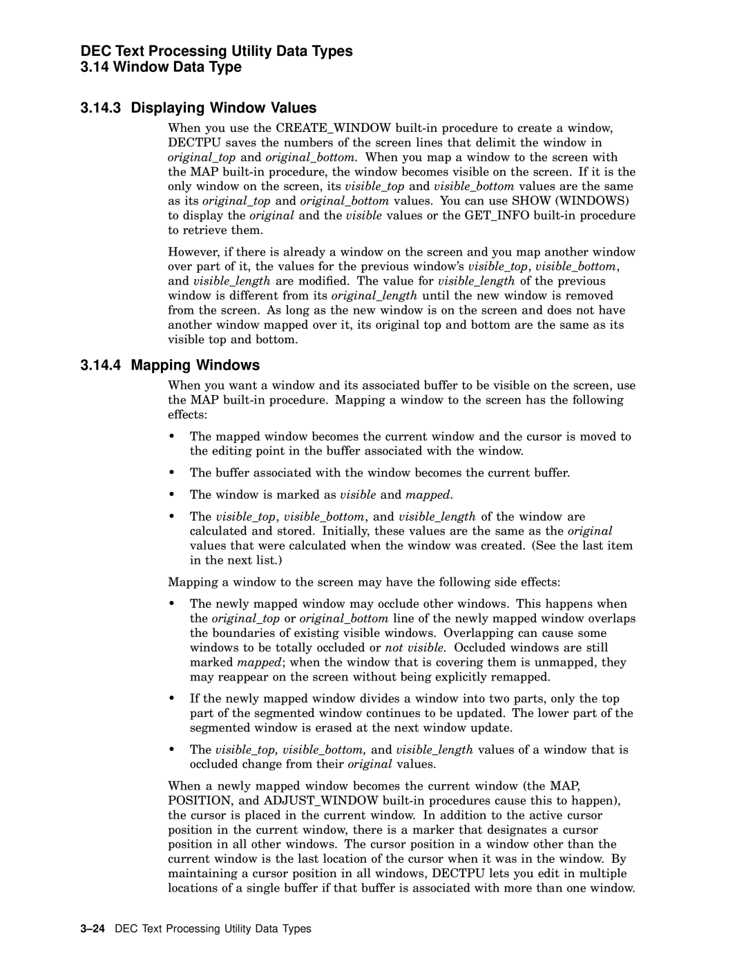 Compaq AA-PWCBD-TE manual Mapping Windows 