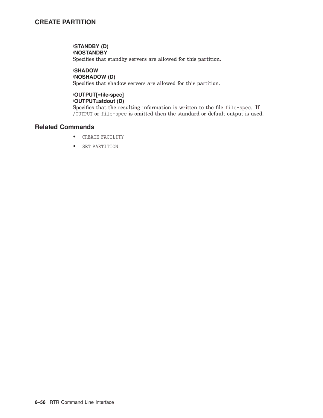 Compaq AA-Q88CE-TE manual Create Facility SET Partition 