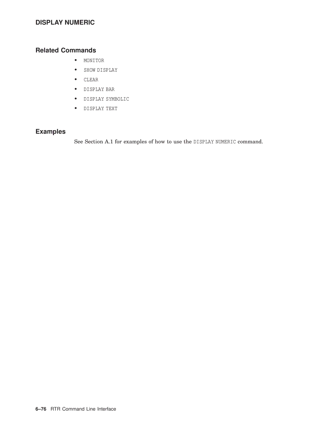 Compaq AA-Q88CE-TE manual 76RTR Command Line Interface 