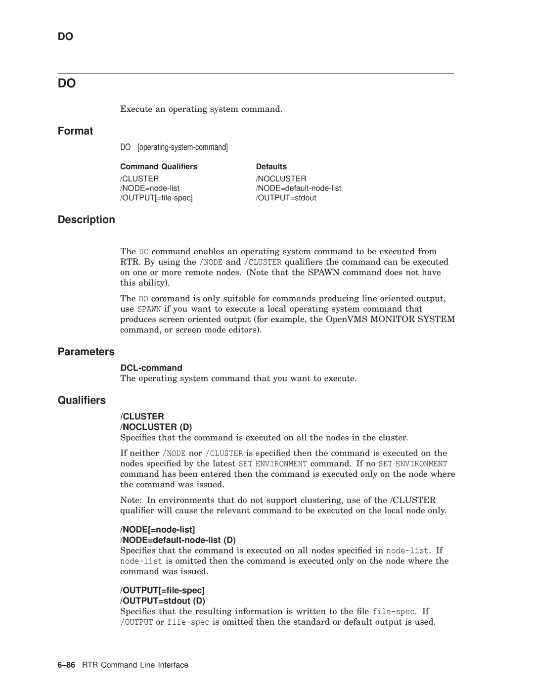 Compaq AA-Q88CE-TE manual Do operating-system-command, DCL-command 