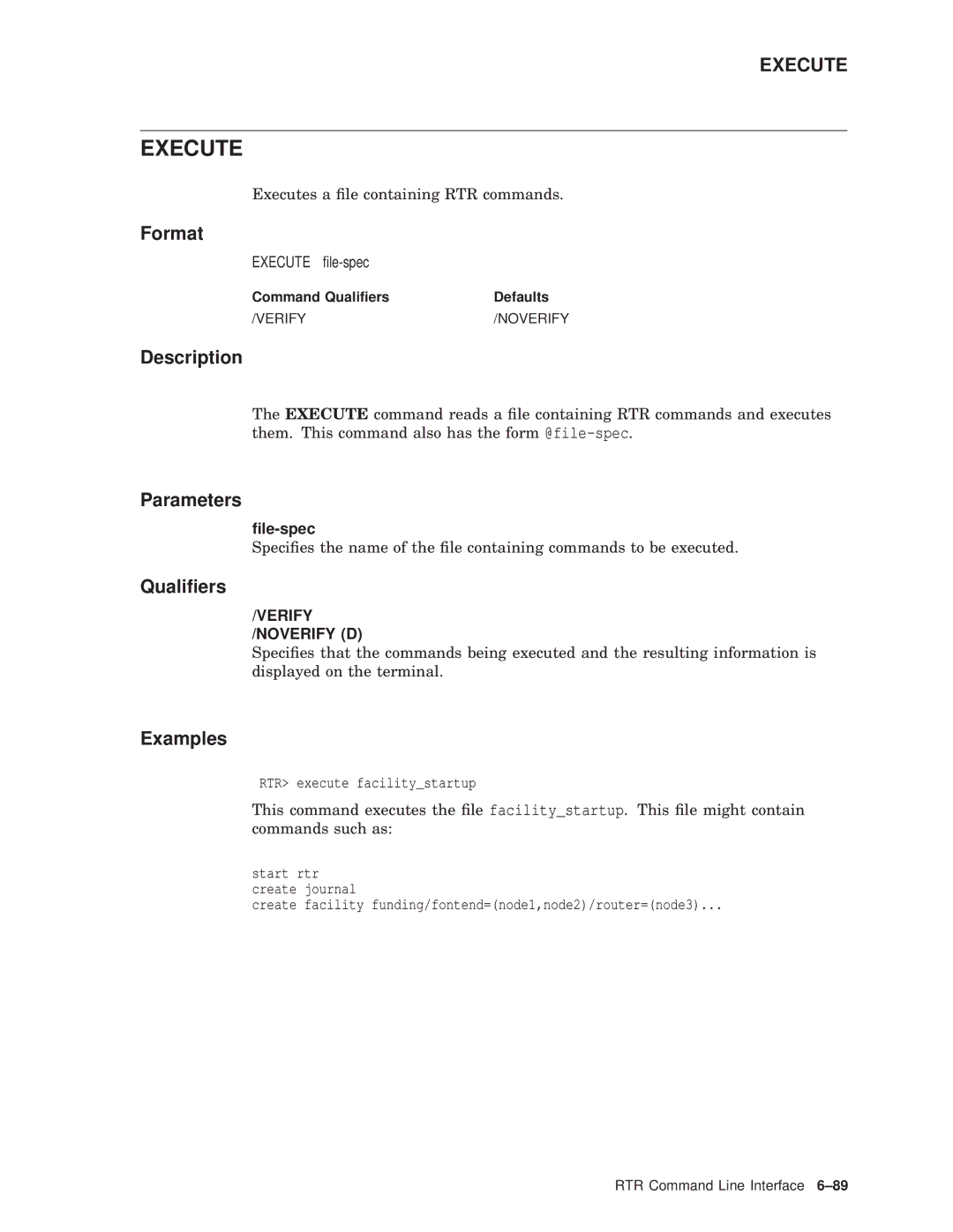 Compaq AA-Q88CE-TE manual Execute ﬁle-spec 