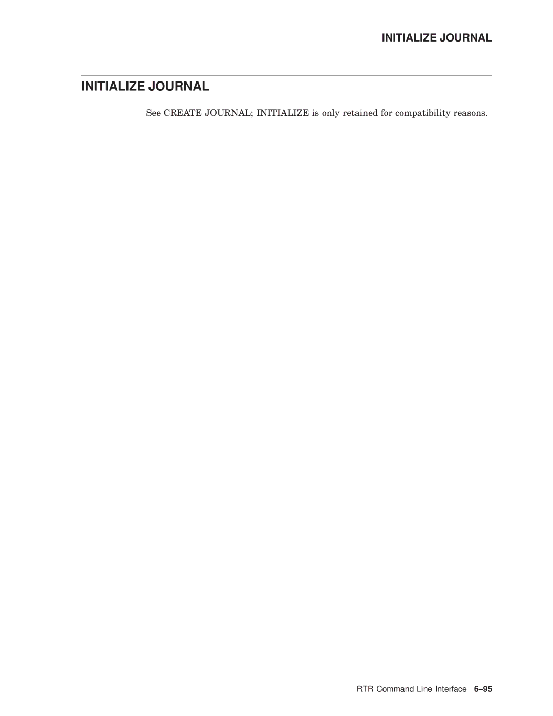 Compaq AA-Q88CE-TE manual Initialize Journal 