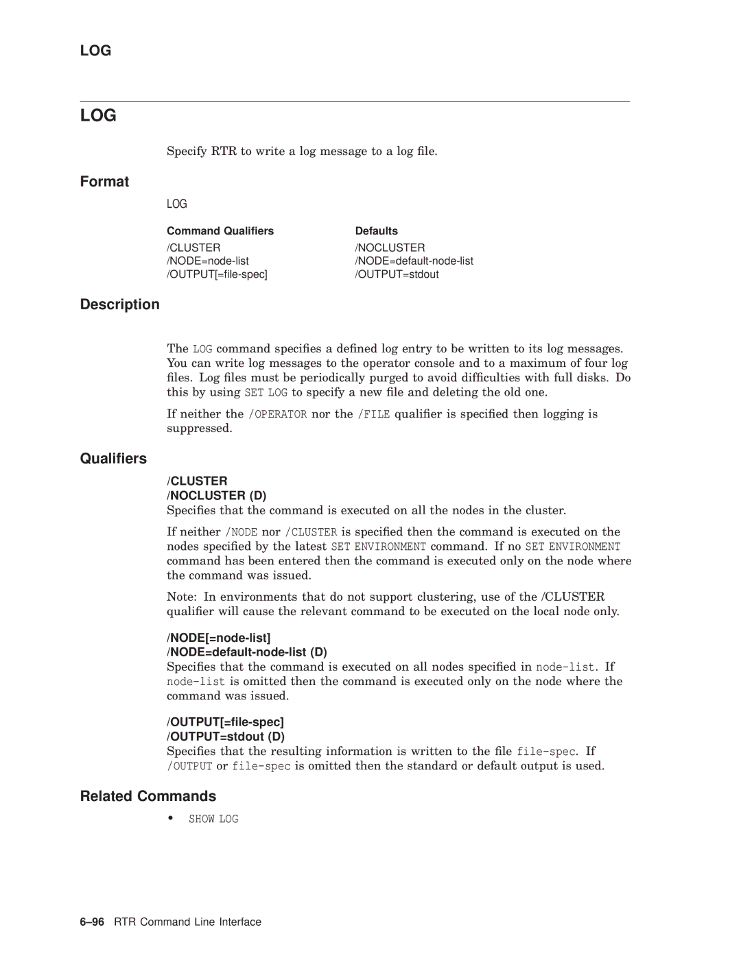 Compaq AA-Q88CE-TE manual Log 