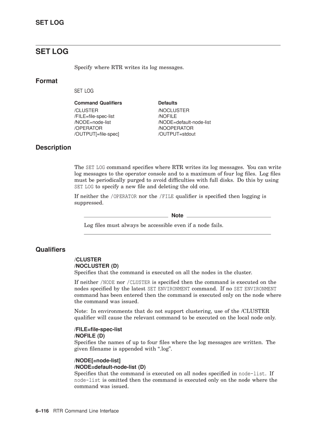 Compaq AA-Q88CE-TE manual Set Log 