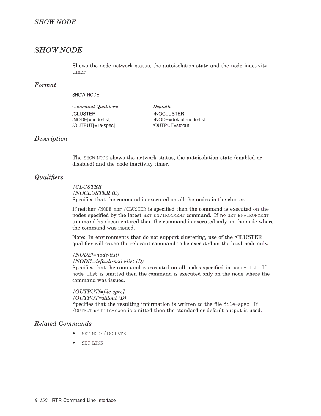 Compaq AA-Q88CE-TE manual Show Node 