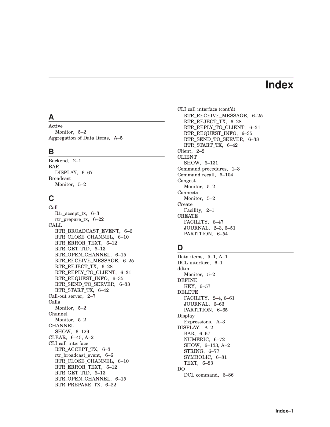 Compaq AA-Q88CE-TE manual Index 