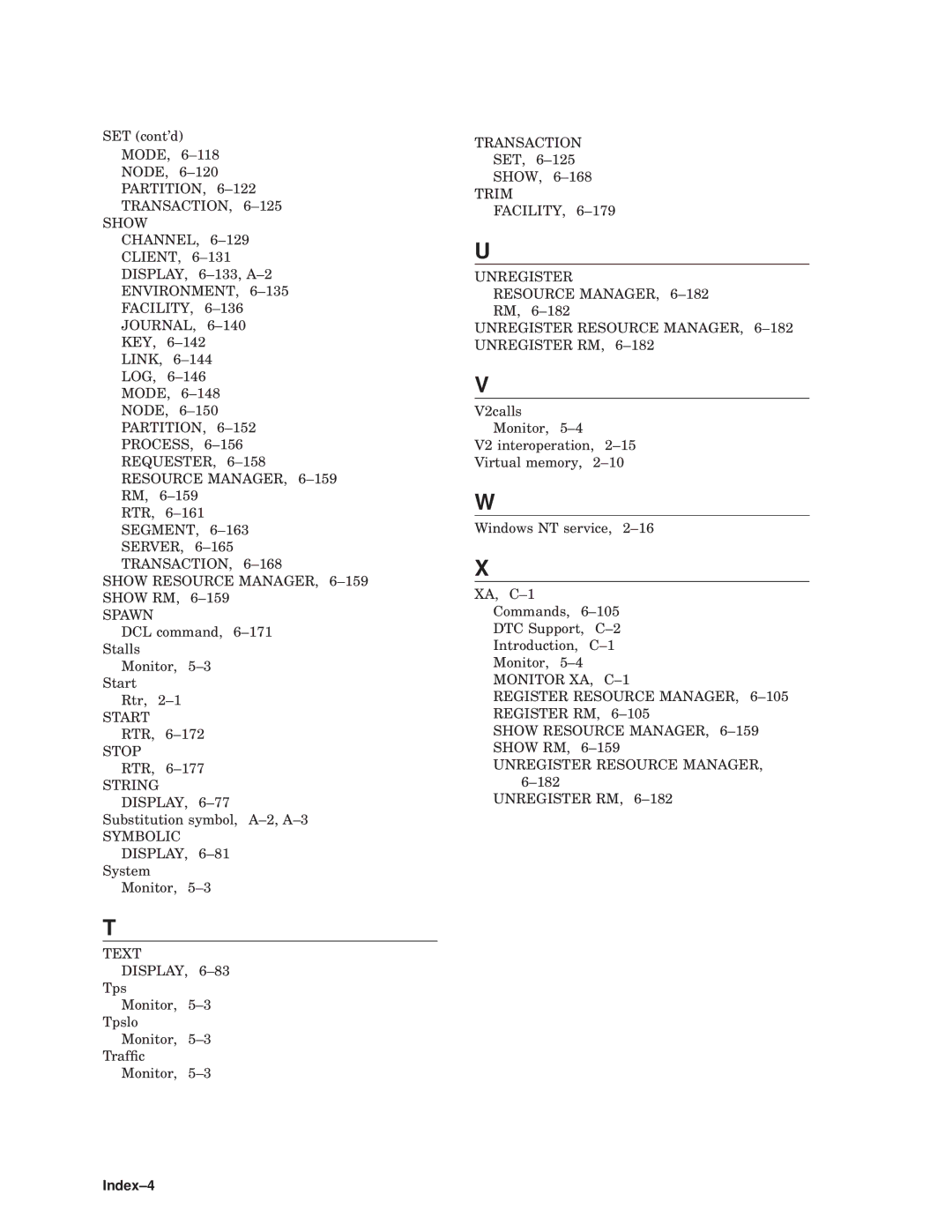 Compaq AA-Q88CE-TE manual Index-4 