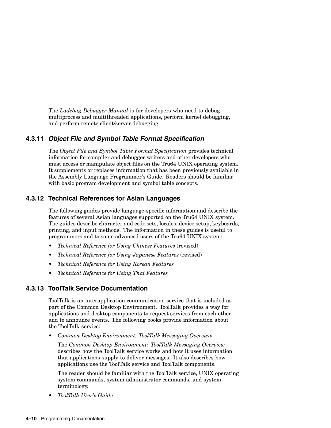 Compaq AA-RH8RD-TE manual Object File and Symbol Table Format Specification, Technical References for Asian Languages 