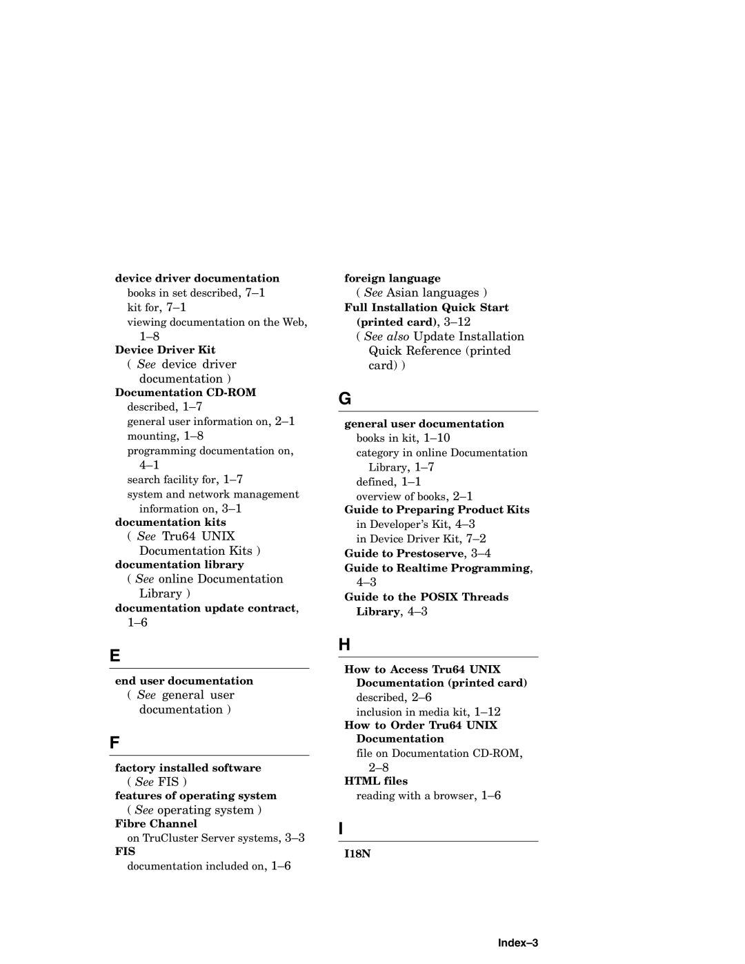 Compaq AA-RH8RD-TE manual See Tru64 Unix Documentation Kits 