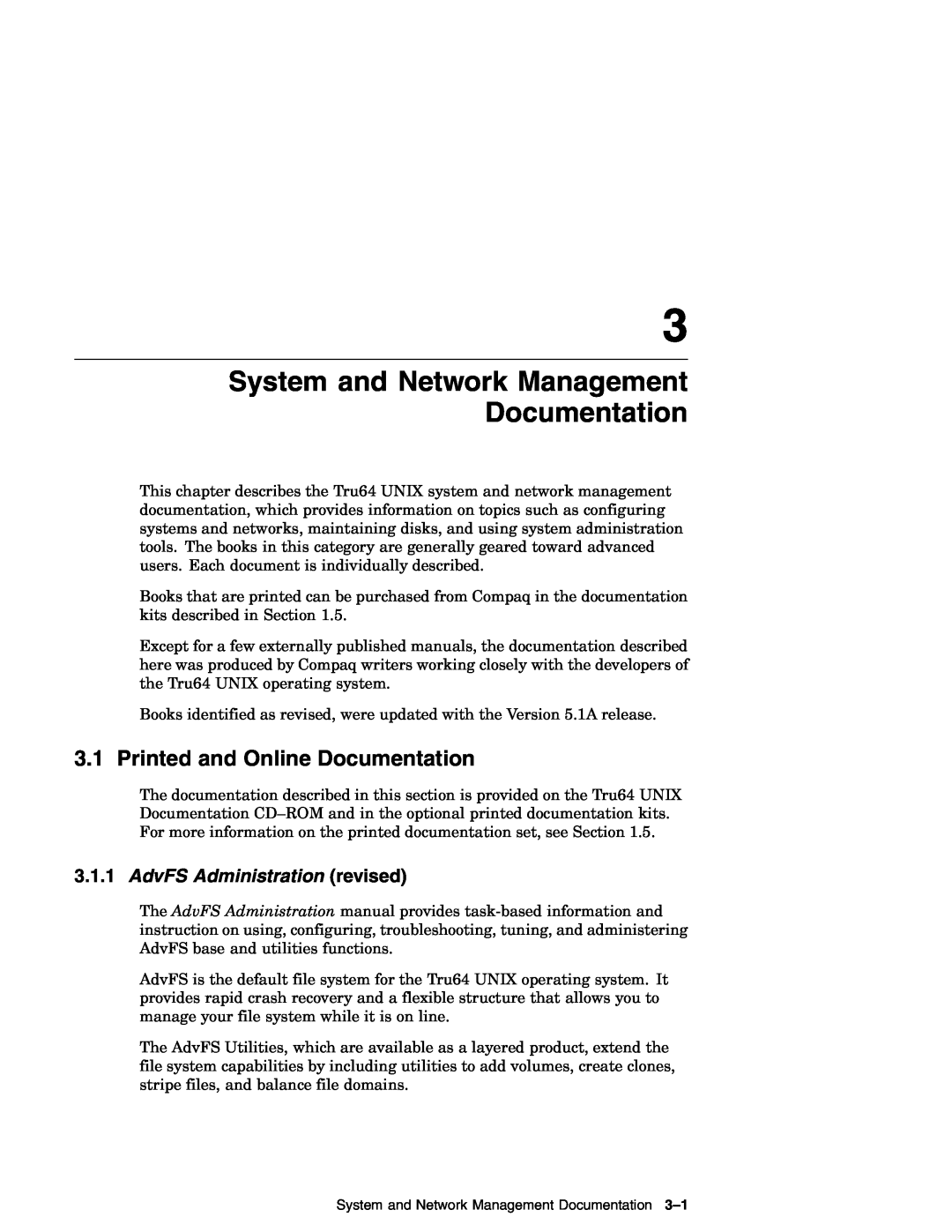 Compaq AA-RH8RD-TE manual System and Network Management Documentation, Printed and Online Documentation 