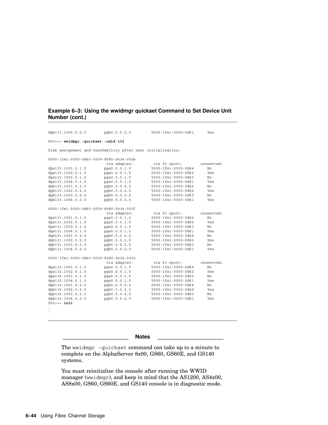 Compaq AA-RHGWB-TE manual 44Using Fibre Channel Storage 