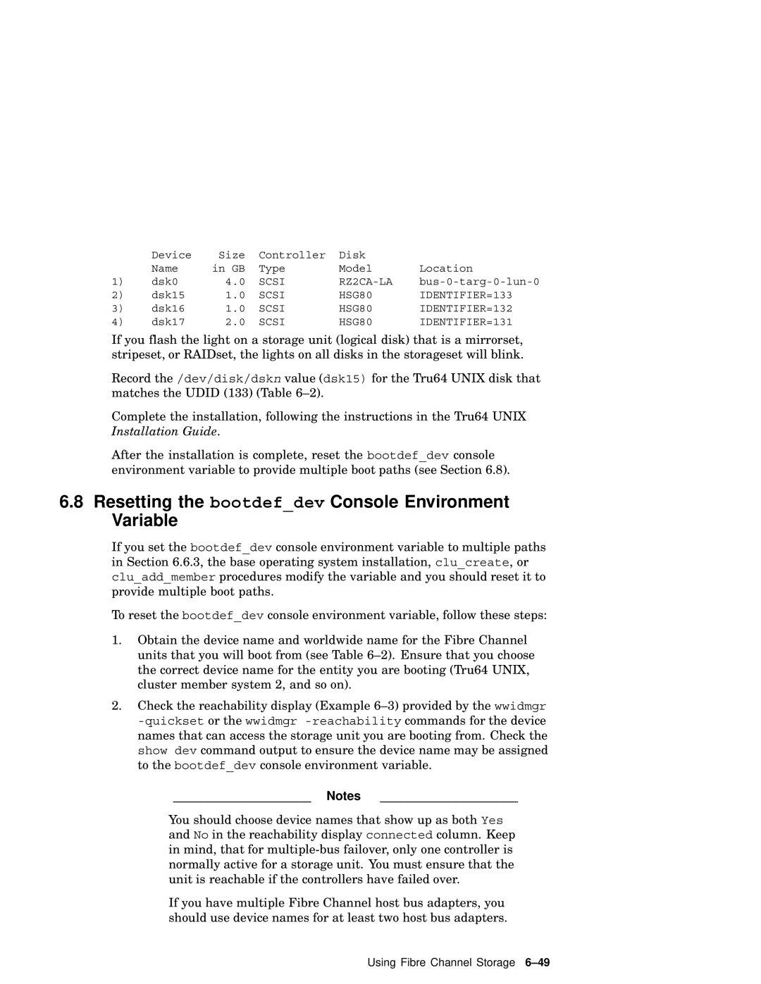 Compaq AA-RHGWB-TE manual Resetting the bootdefdev Console Environment Variable 