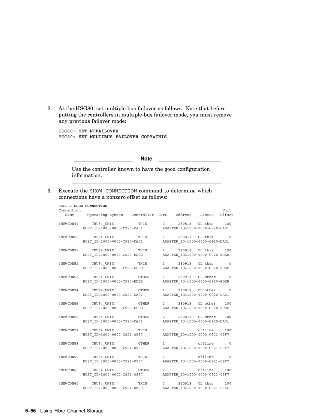 Compaq AA-RHGWB-TE manual HSG80 SET Nofailover HSG80 SET Multibusfailover COPY=THIS 