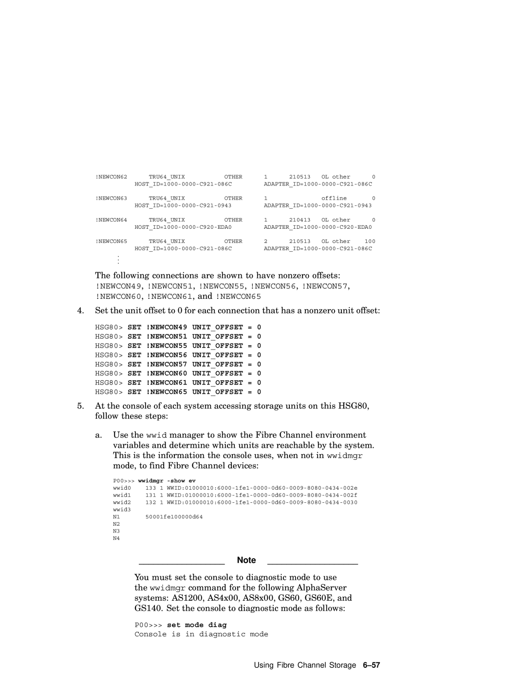 Compaq AA-RHGWB-TE manual Console is in diagnostic mode 