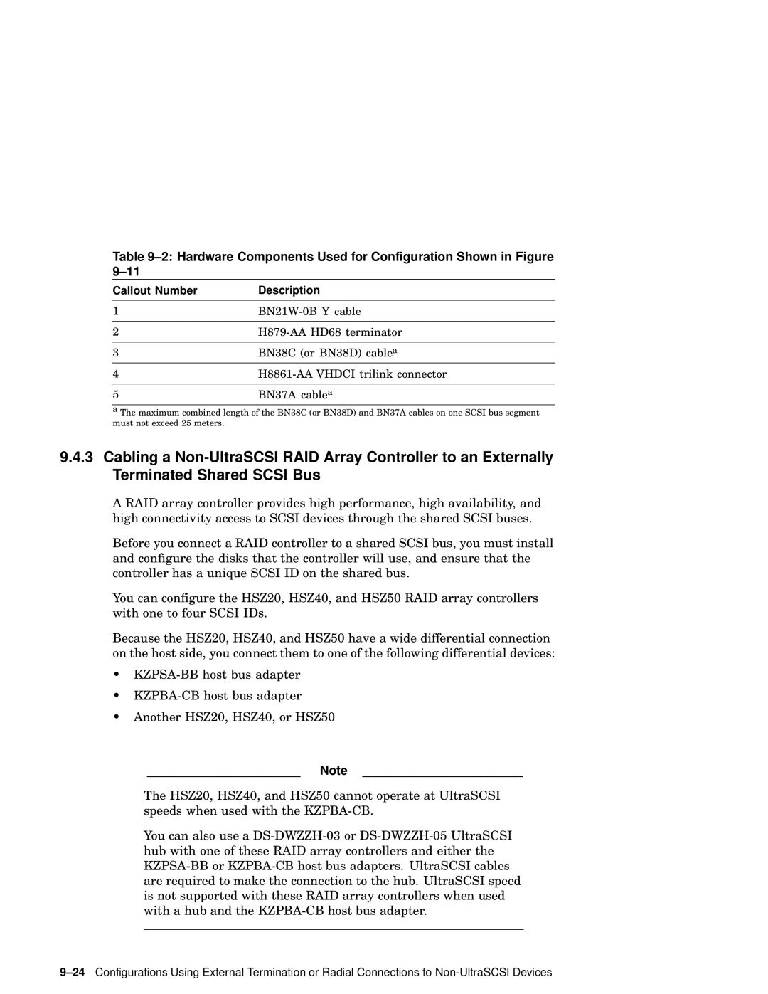 Compaq AA-RHGWB-TE manual Hardware Components Used for Configuration Shown in Figure, BN37A cable a 