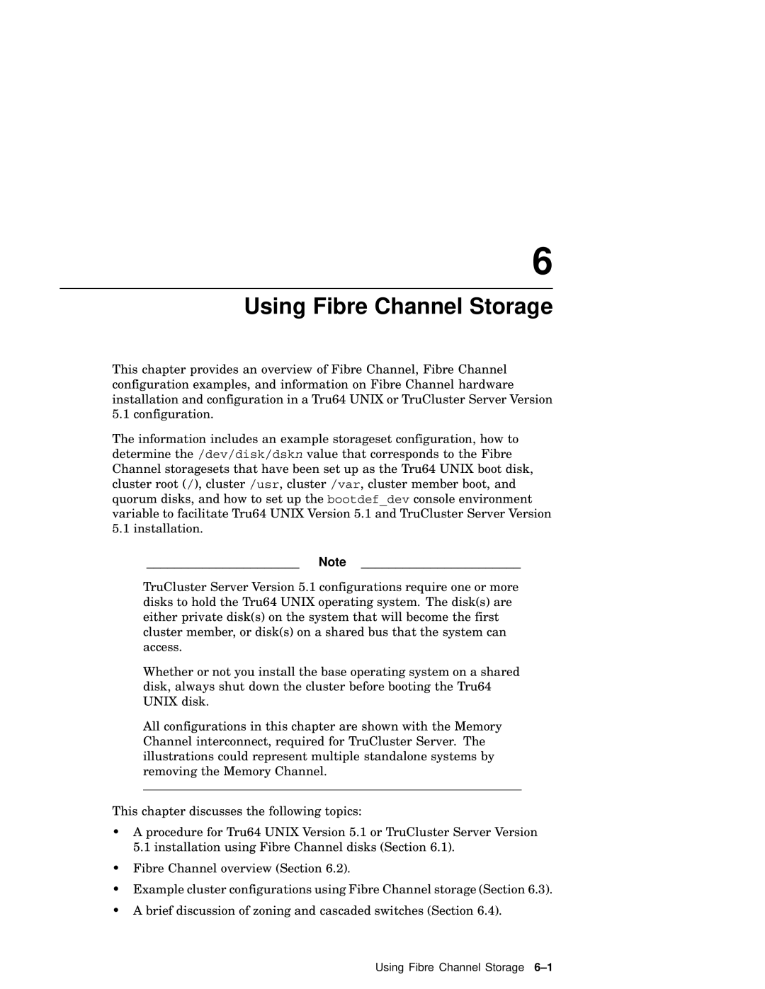 Compaq AA-RHGWC-TE manual Using Fibre Channel Storage 