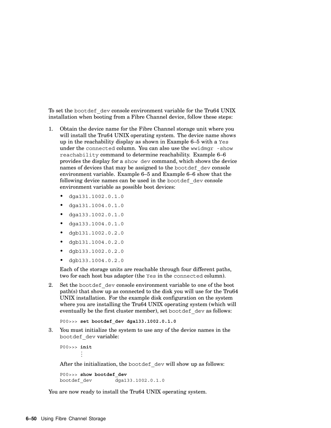 Compaq AA-RHGWC-TE manual You are now ready to install the Tru64 Unix operating system 