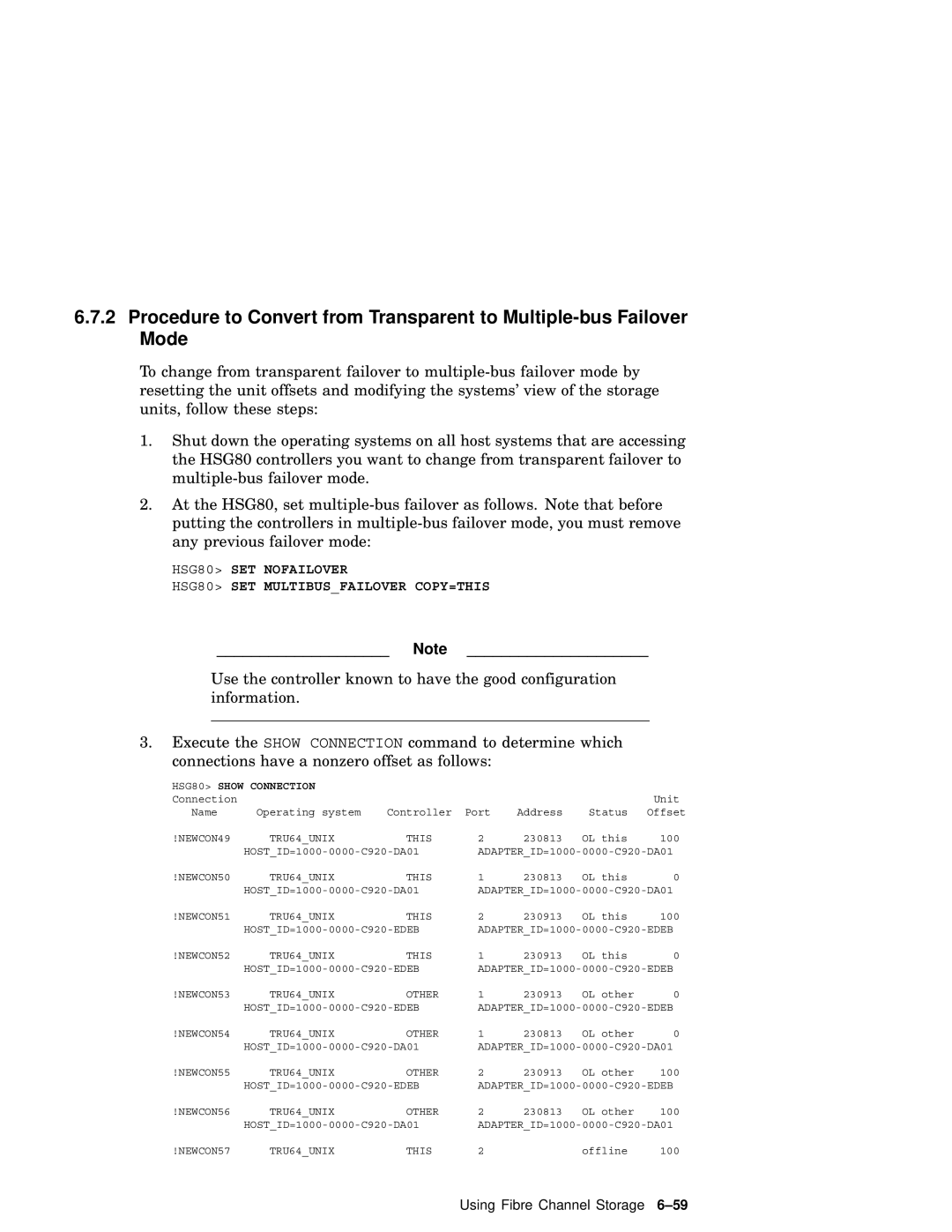 Compaq AA-RHGWC-TE manual HSG80 SET Nofailover HSG80 SET Multibusfailover COPY=THIS 