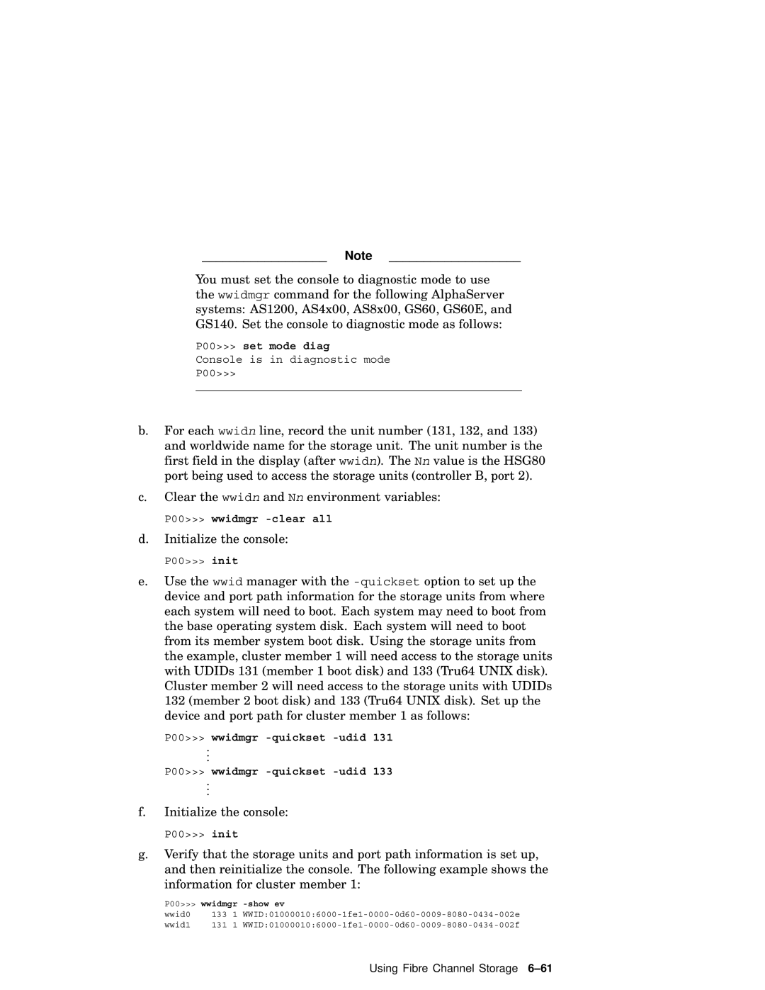 Compaq AA-RHGWC-TE manual Initialize the console 