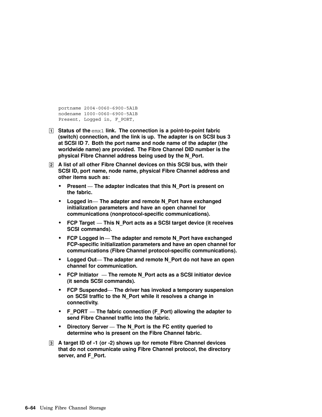 Compaq AA-RHGWC-TE manual 64Using Fibre Channel Storage 