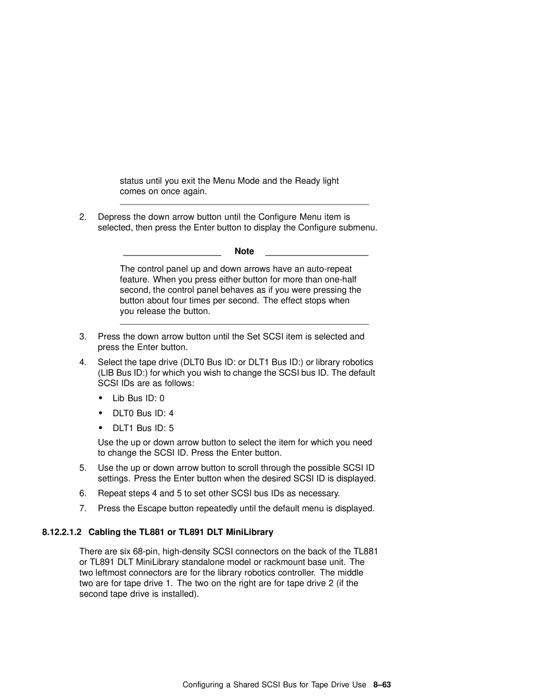 Compaq AA-RHGWC-TE manual Cabling the TL881 or TL891 DLT MiniLibrary 