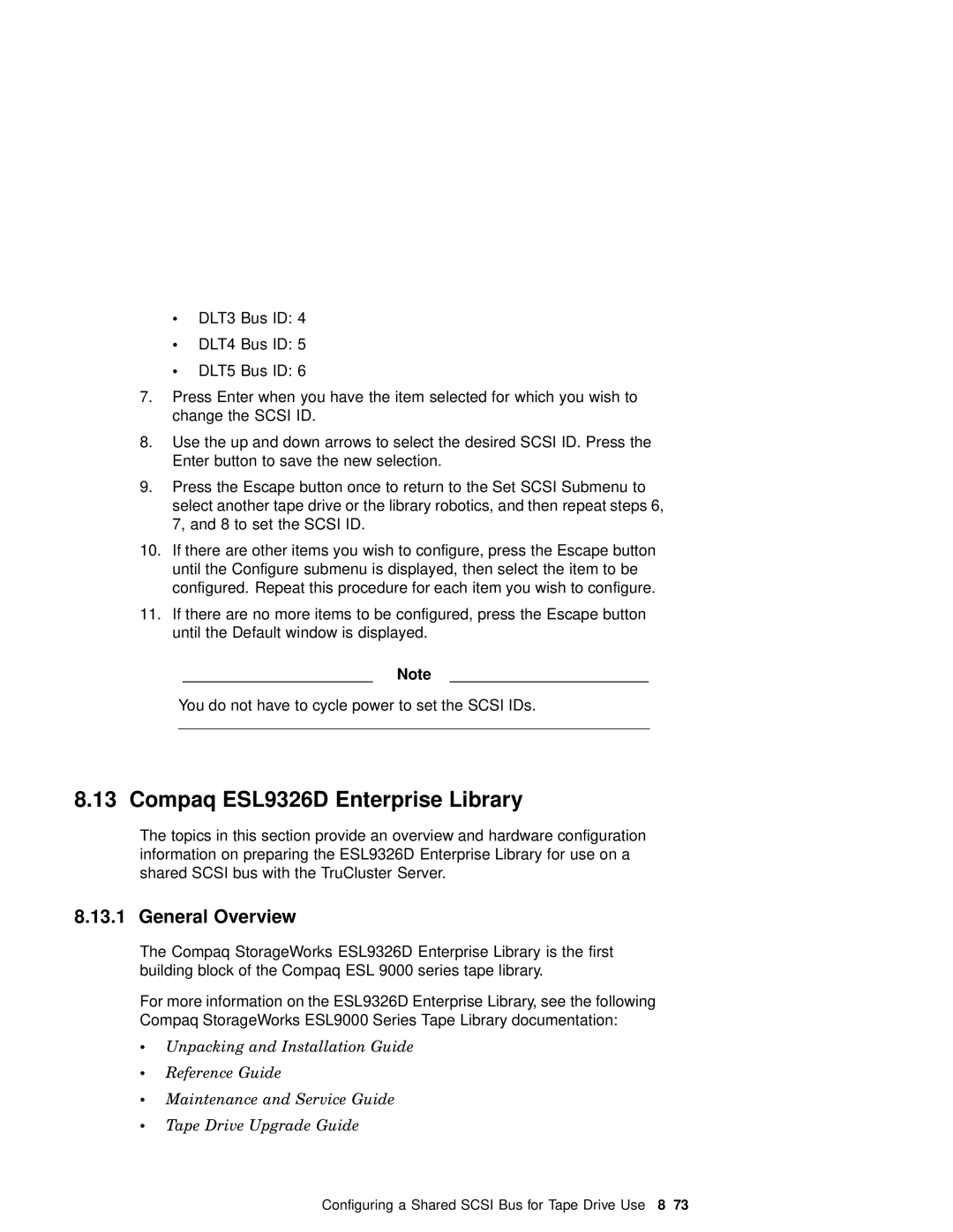 Compaq AA-RHGWC-TE manual Compaq ESL9326D Enterprise Library, General Overview 