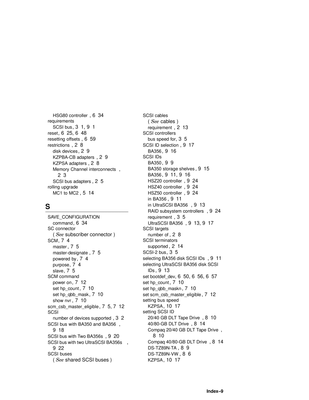 Compaq AA-RHGWC-TE manual See subscriber connector SCM 