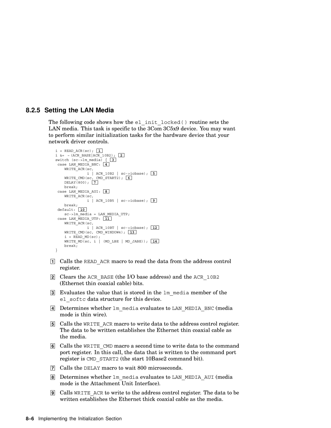 Compaq AA-RNG2A-TE manual Setting the LAN Media 