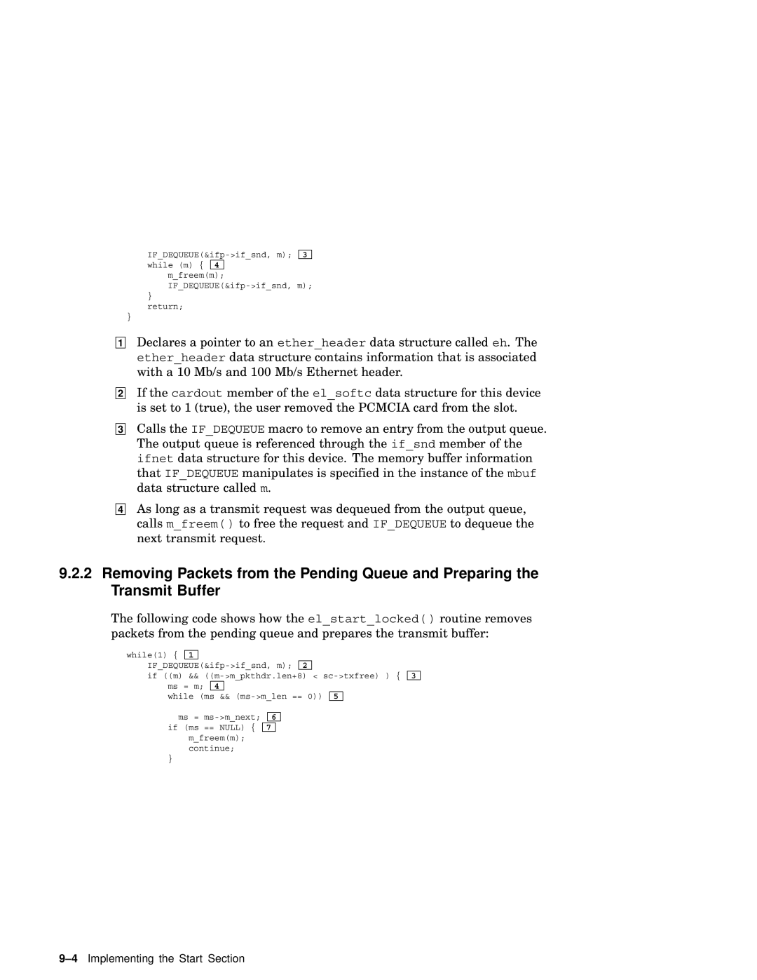 Compaq AA-RNG2A-TE manual 4Implementing the Start Section 