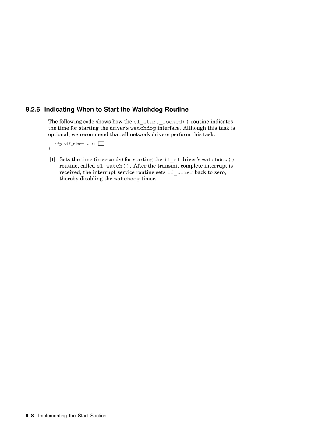 Compaq AA-RNG2A-TE manual Indicating When to Start the Watchdog Routine 