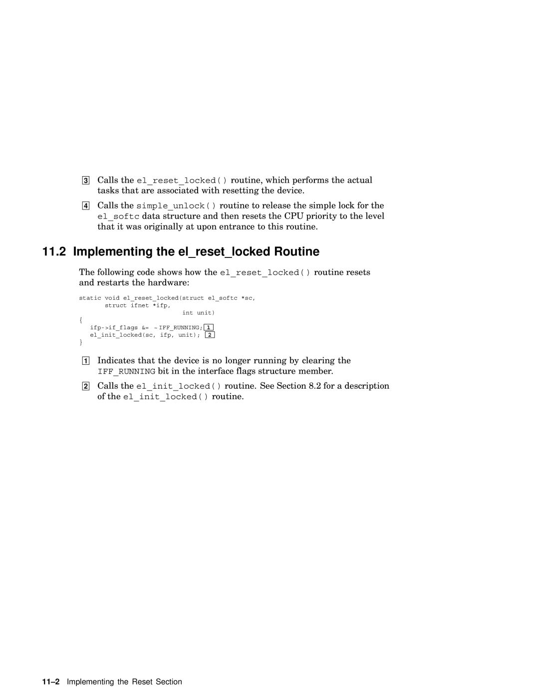 Compaq AA-RNG2A-TE manual Implementing the elresetlocked Routine 