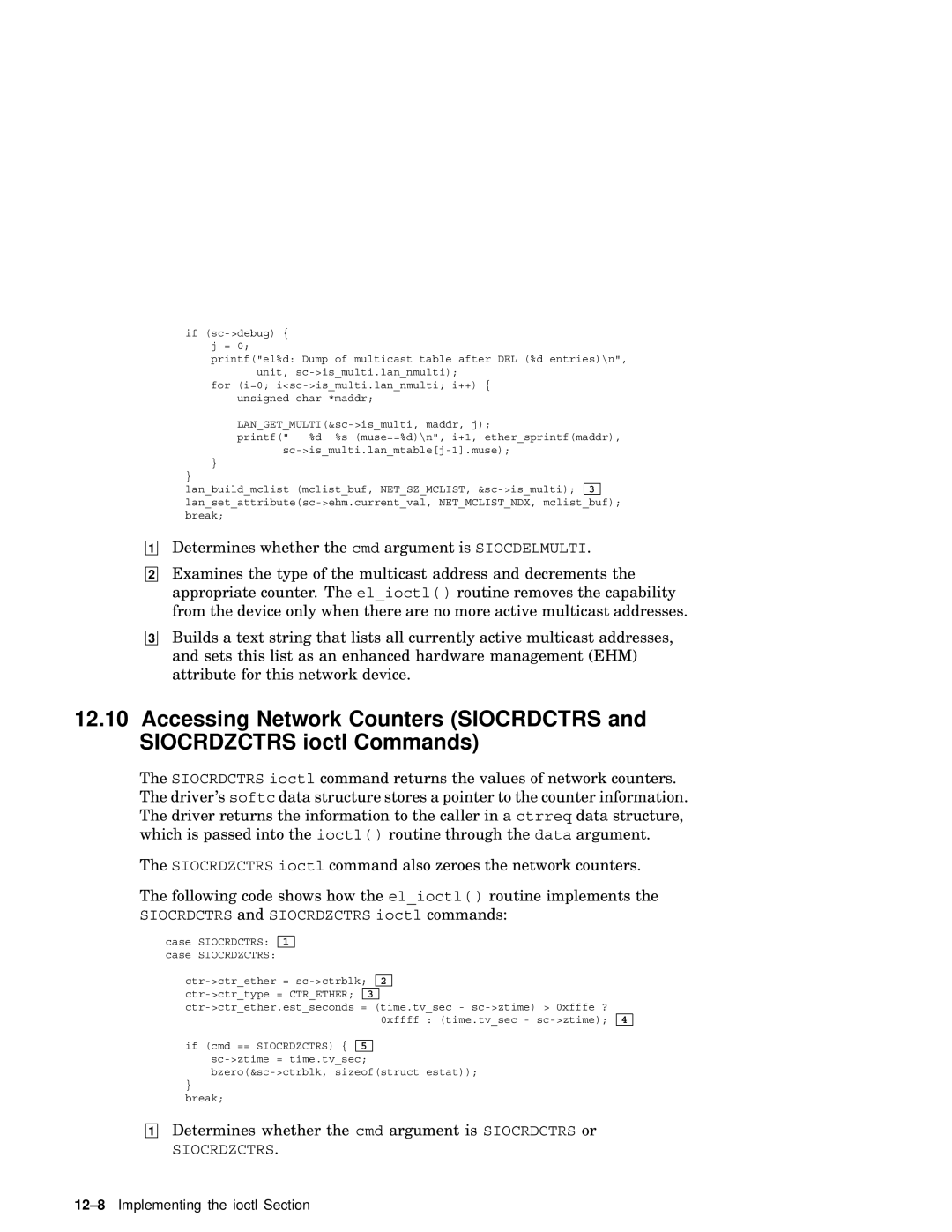 Compaq AA-RNG2A-TE manual Determines whether the cmd argument is Siocrdctrs or 