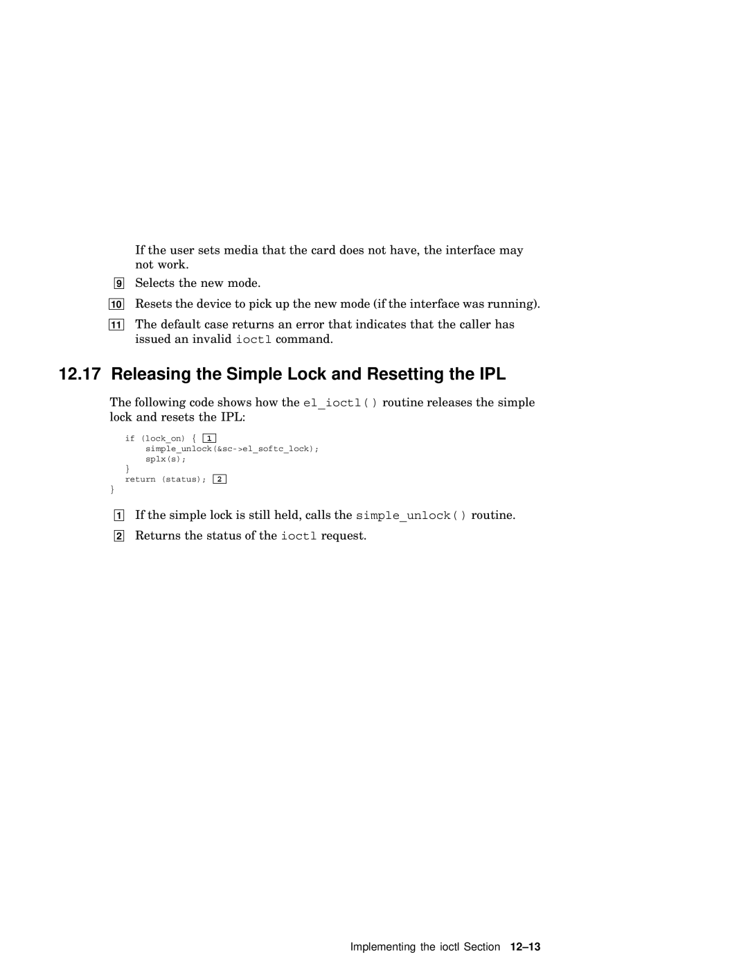 Compaq AA-RNG2A-TE manual If lockon 1 simpleunlock&sc-elsoftclock splxs Return status 