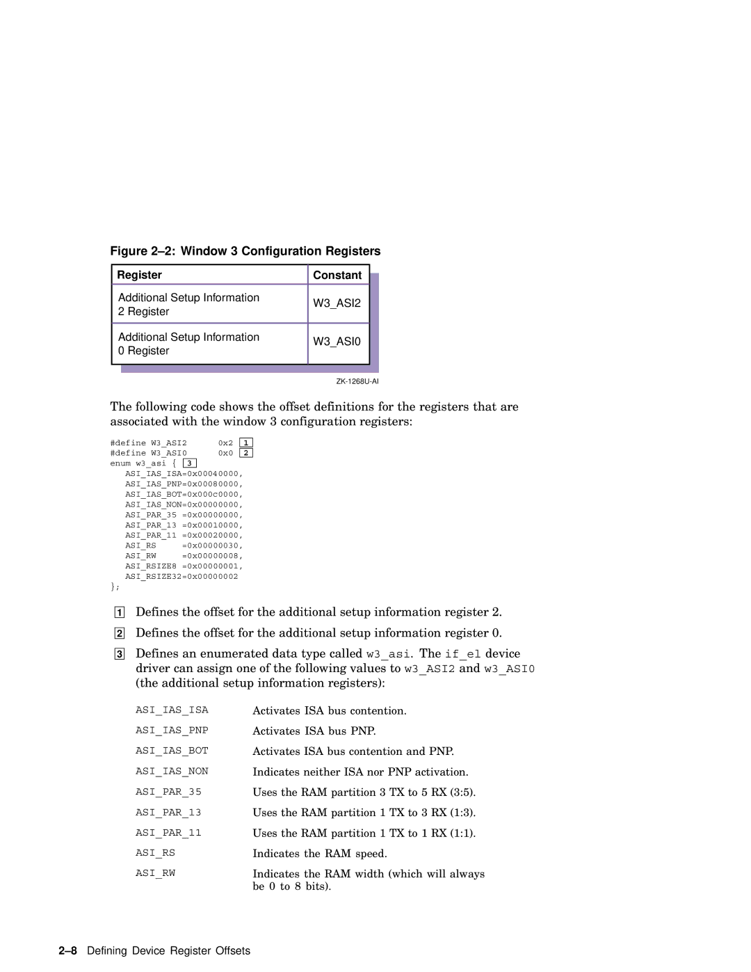 Compaq AA-RNG2A-TE manual Window 3 Configuration Registers 