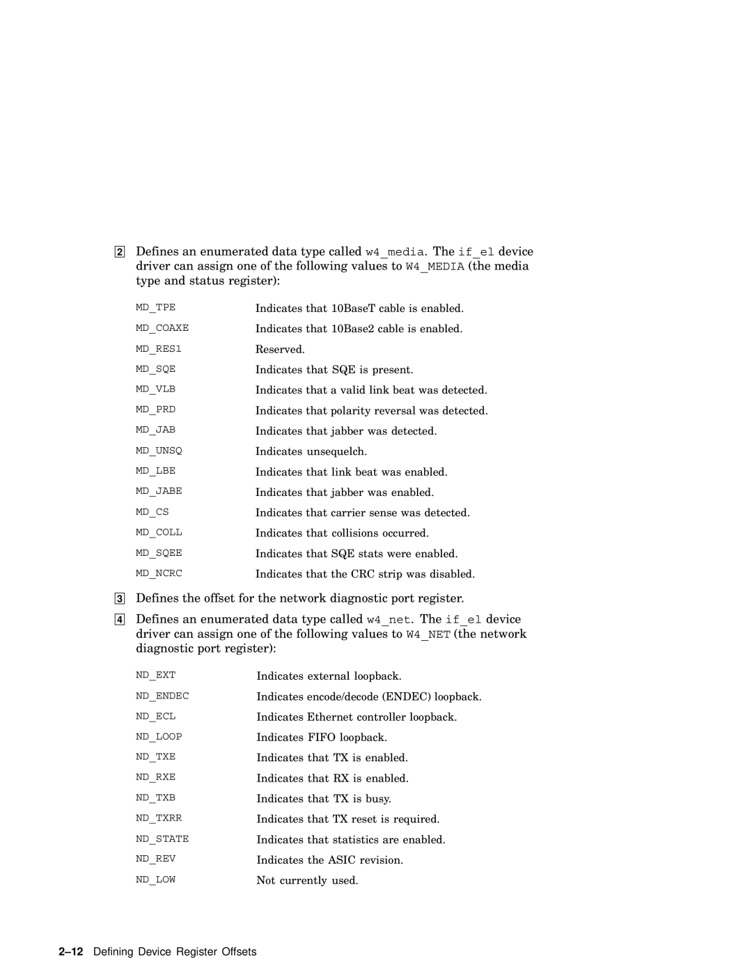 Compaq AA-RNG2A-TE manual 12Defining Device Register Offsets 