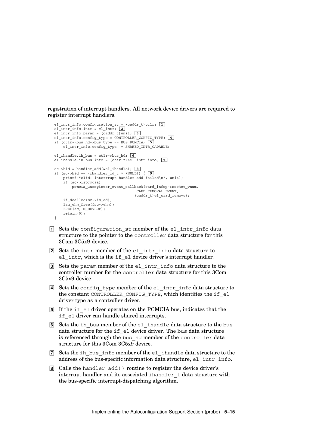 Compaq AA-RNG2A-TE manual Implementing the Autoconfiguration Support Section probe 