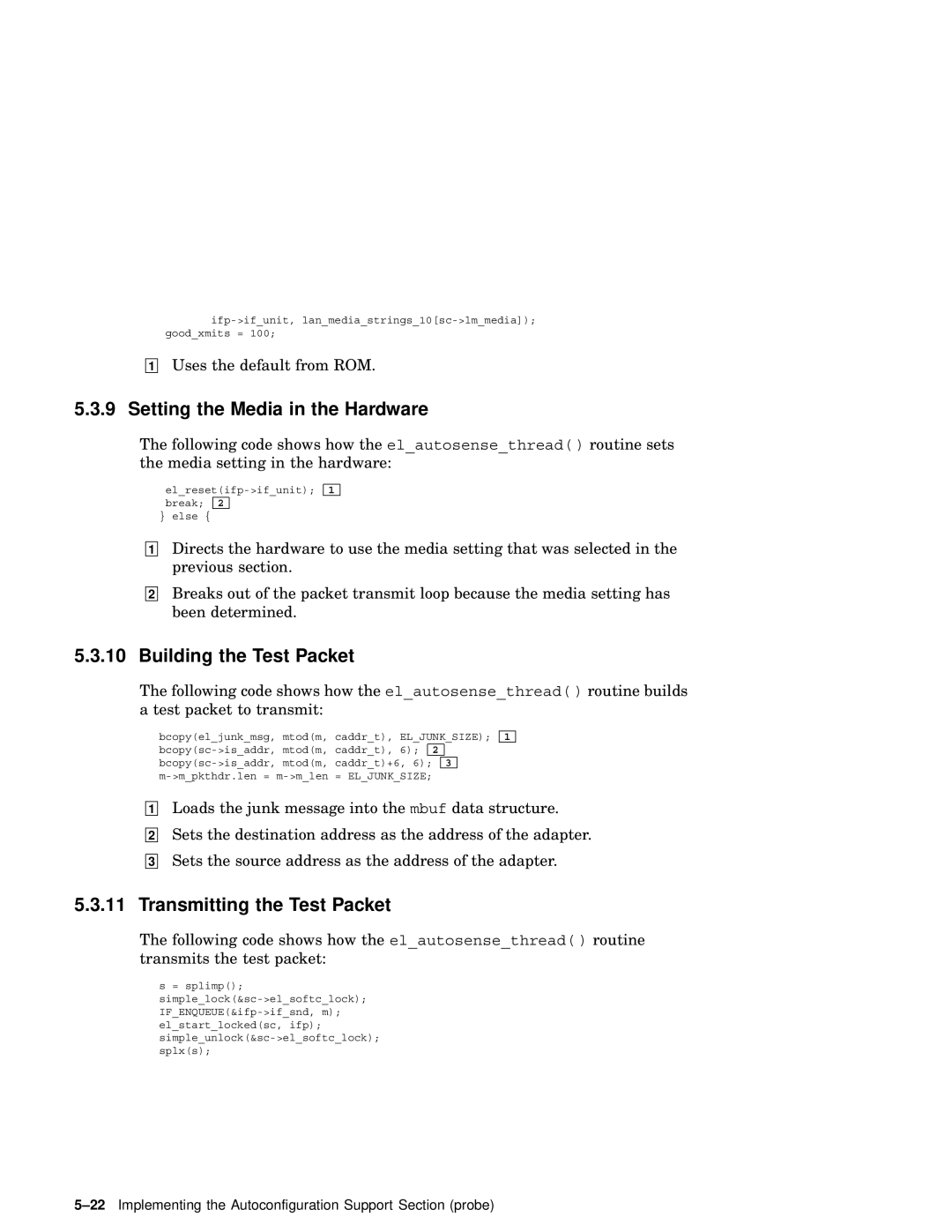 Compaq AA-RNG2A-TE manual Setting the Media in the Hardware, Building the Test Packet, Transmitting the Test Packet 