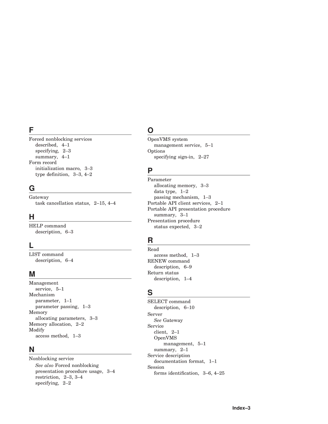 Compaq AAPVNFGTE manual Index-3 