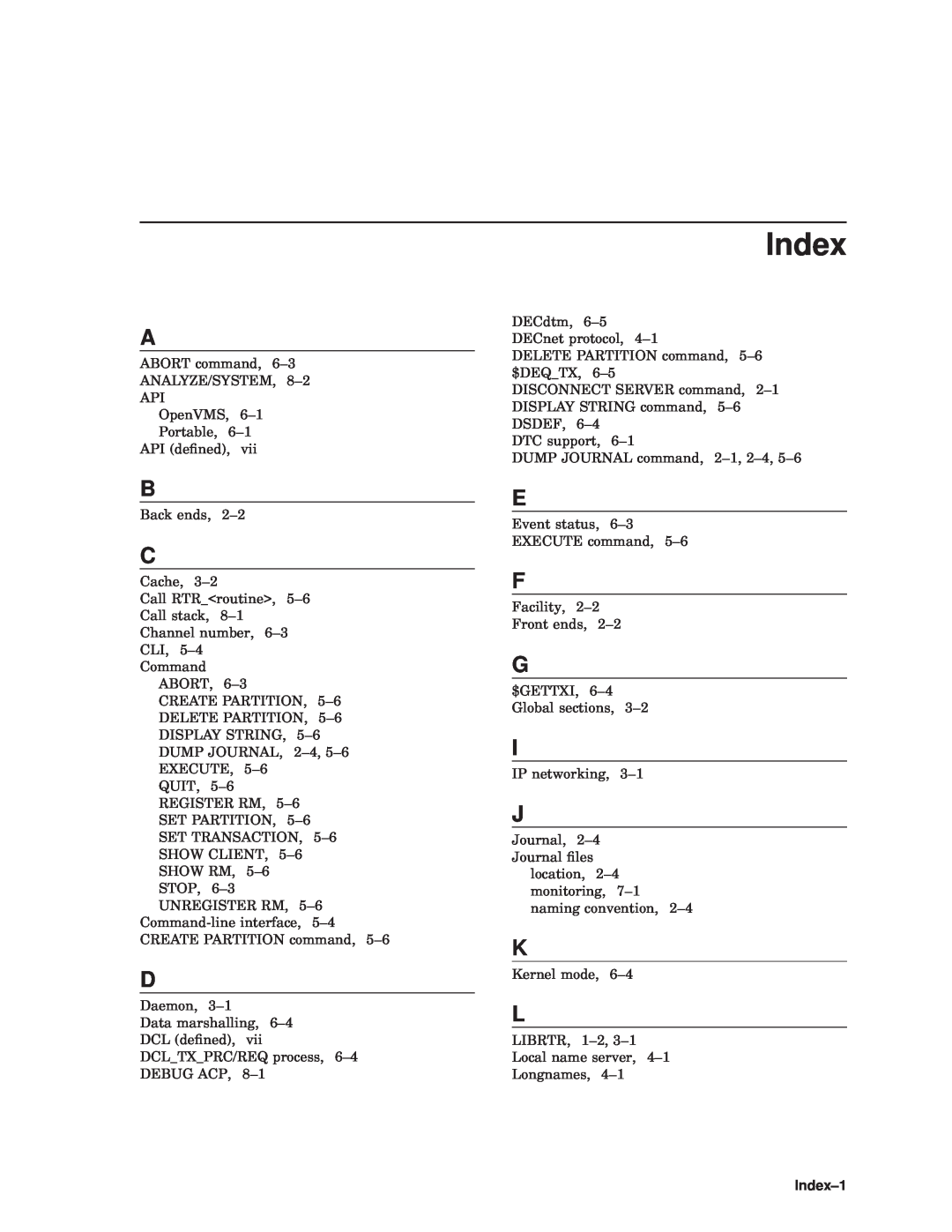 Compaq AAR-88LB-TE manual Index 