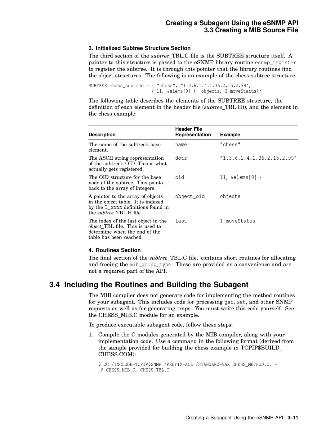 Compaq AAR04BCTE manual Including the Routines and Building the Subagent 