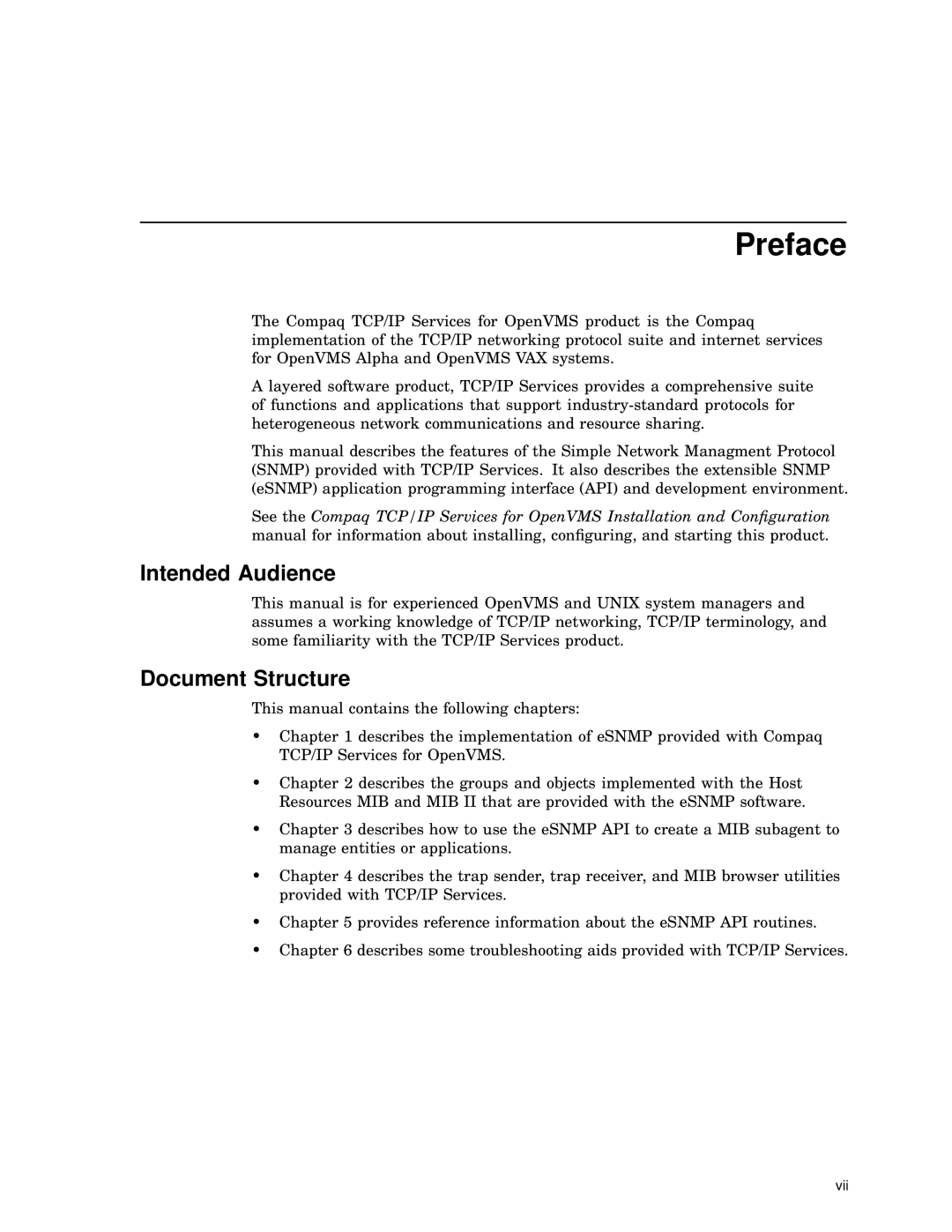 Compaq AAR04BCTE manual Intended Audience, Document Structure 