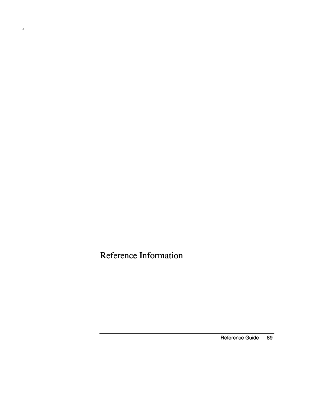 Compaq AMC20493-KT5 manual Reference Information, Reference Guide 