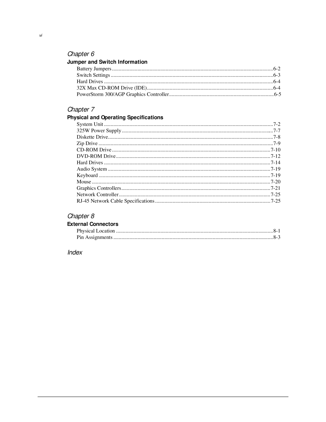 Compaq AP500 manual Index 