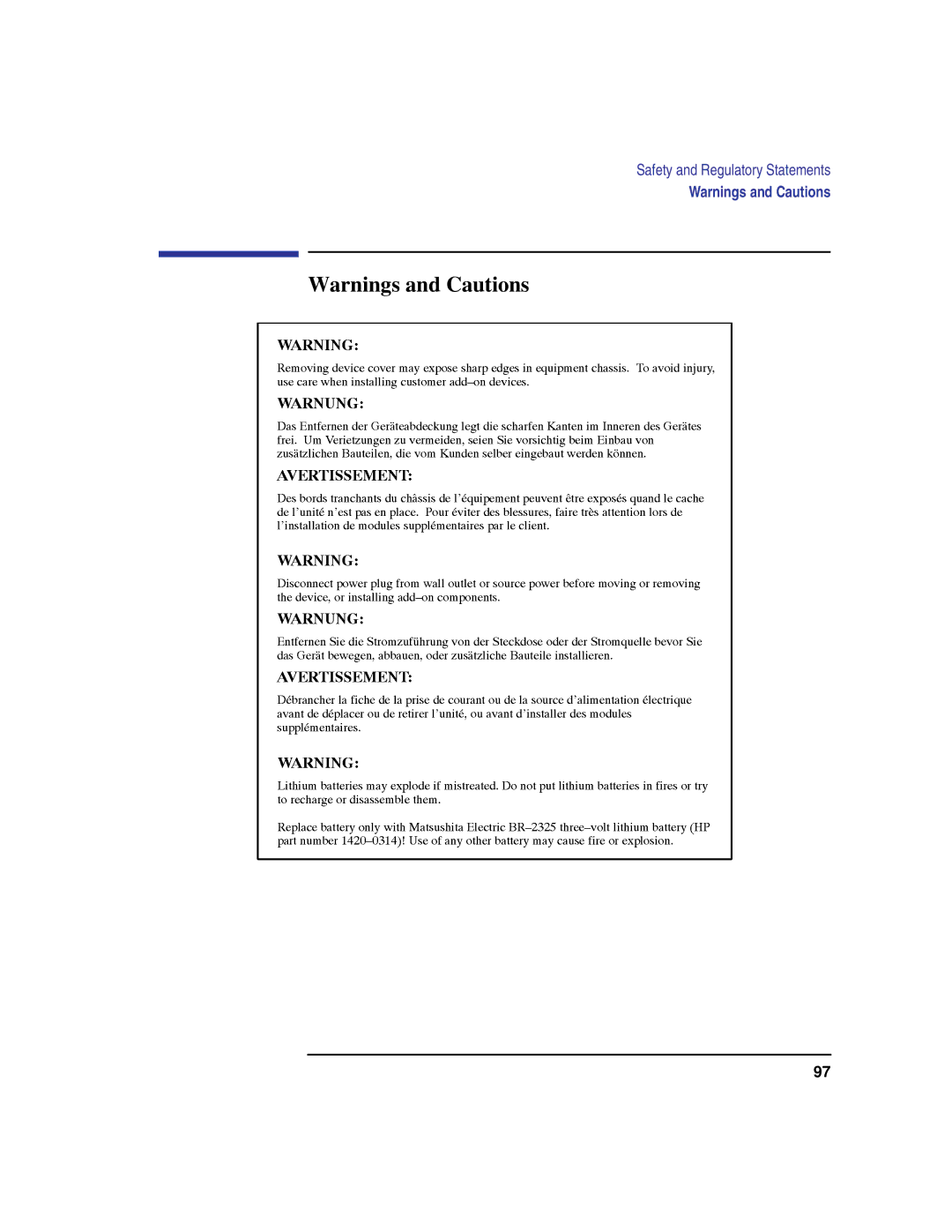 Compaq C240, C180, C200, C360, C160 manual Safety and Regulatory Statements 